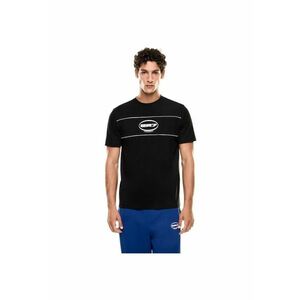 Tricou EA7 Train Logo Series Piping 49473 - Negru imagine