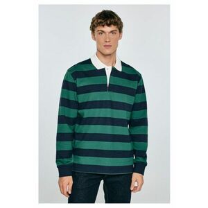 Bluza polo cu model in dungi Miker 403 imagine