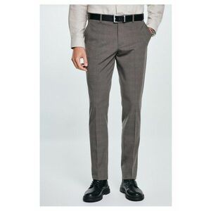 Pantaloni barbati slim cu pliuri imagine