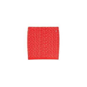 Fusta mini cu imprimeu tip logo - Coral imagine