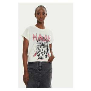 Tricou dama - 471612 - Ecru - Bumbac - Ecru imagine