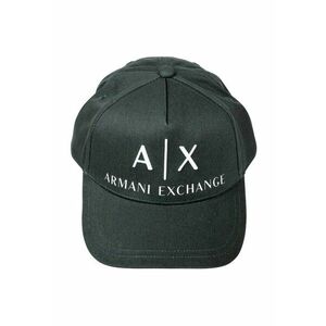 Sapca unisex de bumbac cu logo - Verde/Alb murdar imagine
