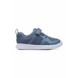 Pantofi sport de plasa tricotata cu velcro Ath Flux - Albastru deschis imagine