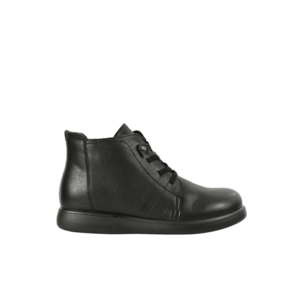 Ghete casual - dama - J970016A negru - piele naturala - Negru imagine