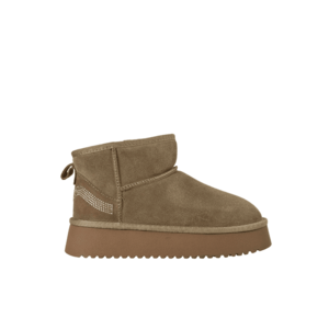 Ghete sport - dama - AB70011A - bej - piele intoarsa - Bej imagine