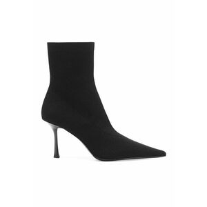 Botine cu varf ascutit - Negru imagine