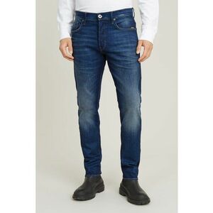 Blugi slim fit 3301 - Albastru inchis imagine