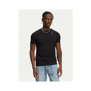 Tricou barbati 611187W - Bumbac - Negru imagine