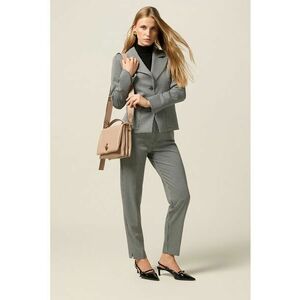 Sacou regular fit - Alb/Negru imagine