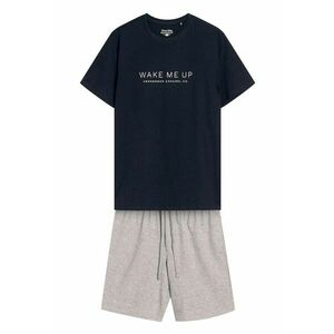 Pijama barbati Dare negru gri - Multicolor imagine
