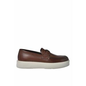 Pantofi loafer de piele - Maro imagine