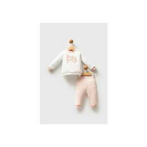 Set doua piese pentru bebelusi - USB2743-YD-V1 - Alb - Alb imagine
