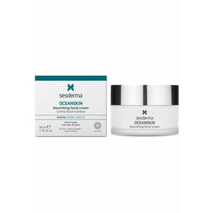 OCEANSKIN Crema nutritiva - cu spirulina - colagen marin si extract de caviar - hidratare intensa pentru ten uscat sau reactiv - tehnologie nanotech pentru absorbtie rapida - 50ml imagine