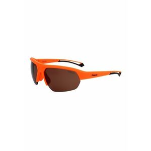 Ochelari de soare biker unisex cu lentile polarizate - Portocaliu mandarina imagine