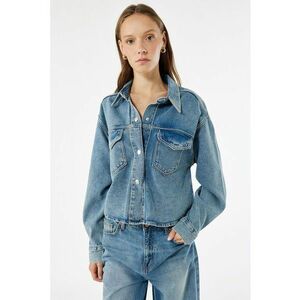 Jacheta regular fit din denim - Albastru imagine