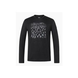 Bluza din amestec de lana FREE SKI TICKETS - pentru barbati - culoarea negru - Negru imagine