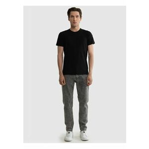 Tricou barbati model Supiclassic 906 - negru - bumbac Supima - decolteu rotunjit imagine