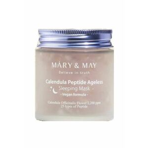 Masca pentru noapte cu galbenele si peptide - 110g - Mary and May imagine