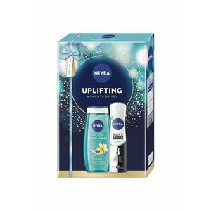 Set : Gel de dus revigorant Hawaii Flower & Oil - 250 ml + Deodorant spray Invisible Black & White Clear 150 ml imagine
