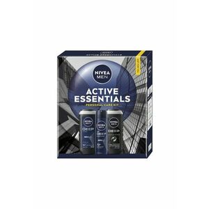 Set: Gel de dus Deep 250 ml + Deodorant NIVEA MEN Depp 150 ml + Sampon NIVEA MEN Deep 250 ml imagine
