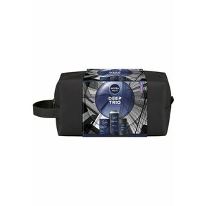 Set: Lotiune dupa ras Deep 100 ml + Gel de dus NIVEA MEN Deep 250 ml + Deodorant stick masculin NIVEA MEN Deep 50 ml + geanta cadou imagine