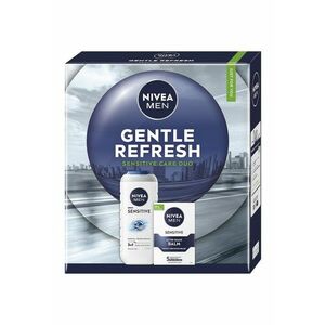 Set: Gel de dus Sensitive 250 ml + Balsam dupa ras NIVEA MEN pentru ten sensibil 100 ml imagine