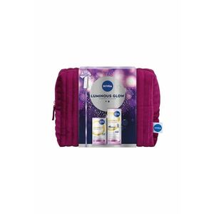Set: Serum Luminous Skin Glow 30 ml + Peeling lichid NIVEA Luminous630 Skin Glow - 100 ml + geanta cadou imagine
