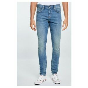 Blugi skinny fit Deric 390 - Albastru imagine