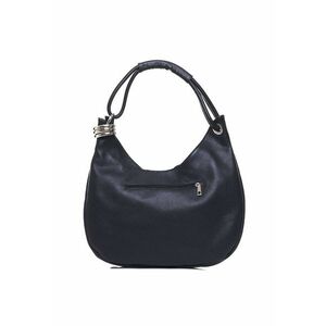 Geanta hobo de piele Alba - Negru imagine