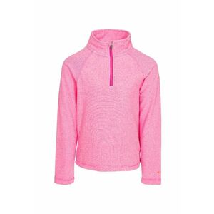 Bluza sport cu fermoar scurt si guler inaltt Meadows - Roz pastel imagine