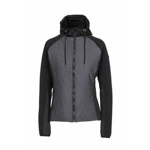 Jacheta cu captuseala din material fleece - pentru drumetii Grace - Negru/Gri imagine