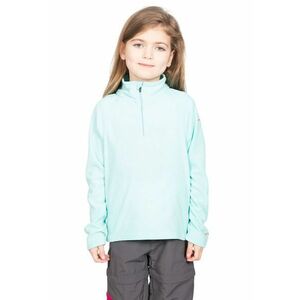 Bluza sport cu fermoar scurt si guler inaltt Meadows - Albastru aquamarin imagine