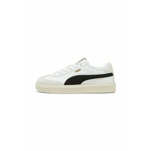 Pantofi sport cu insertii de piele intoarsa Lajla - Alb/Negru/Gri deschis imagine