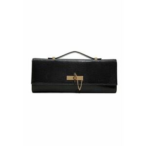Geanta crossbody din piele ecologica Rouc - Negru imagine