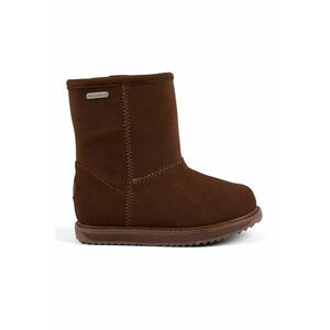 Ghete impermeabile de piele intoarsa - Caramel imagine