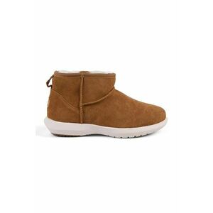 Ghete slip-on de piele intoarsa Sporty Stinger - Caramel/Alb murdar imagine