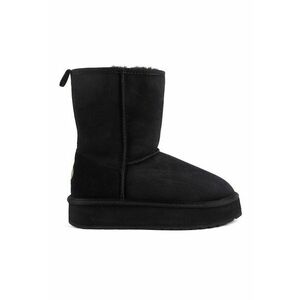 Ghete slip-on de piele intoarsa Wallaby Lo Teens - Negru imagine