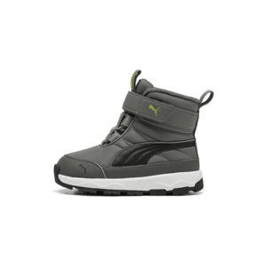 Ghete de piele ecologica si material textil Evolve AC+ - Negru stins/Gri inchis imagine