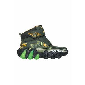 Ghete cu lumini led - model si velcro - Portocaliu/Verde sparanghel imagine