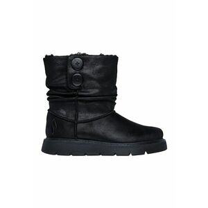 Cizme mid-calf din piele ecologica Keep Sakes Lite Freezing Low - Negru imagine