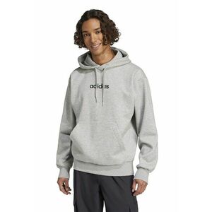 Hanorac din fleece cu logo - Gri deschis melange imagine