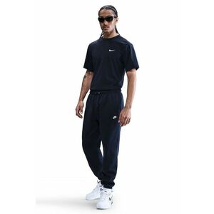 Pantaloni de trening cu buzunare laterale - snur - model uni - Bleumarin imagine