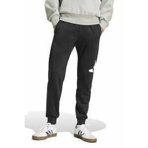 Pantaloni de trening regular fit cu buzunare - Alb/Negru imagine