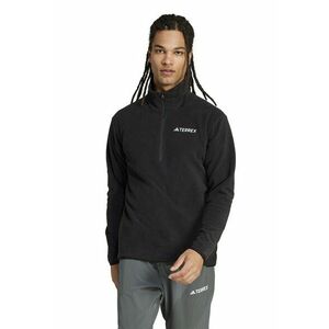 Bluza cu fenta cu fermoar pentru drumetii - Negru imagine