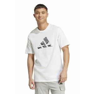 Tricou regular-fit cu imprimeu logo - Alb/Gri imagine