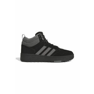 Pantofi sport mid-high de iarna cu detaliu logo Hoops 4.0 - Negru/Gri deschis imagine