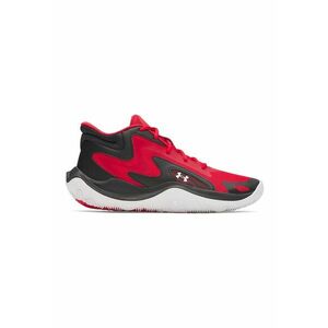 Pantofi mid-cut Jet '25 cu detaliu logo pentru baschet - Rosu/Negru imagine