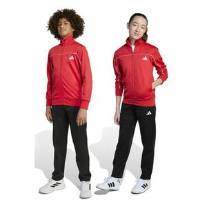 Trening cu fermoar si detalii logo - Alb/Negru/Coral imagine