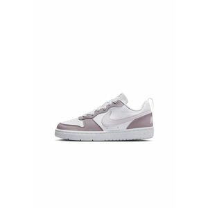 Pantofi sport Court Borough din piele ecologica - Alb/Roz prafuit imagine