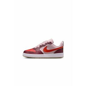 Pantofi sport Court Borough din piele ecologica - Rosu/Roz pastel imagine